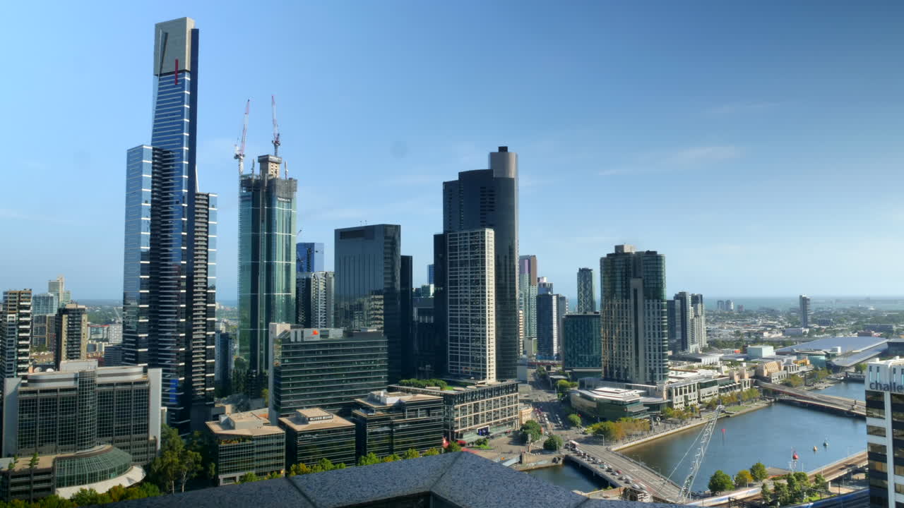 Timelapse di Melbourne di giorno