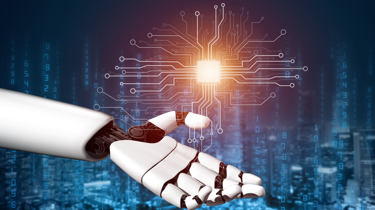 el robot futurista la inteligencia artificial el concepto revolucionario de la tecnología ai