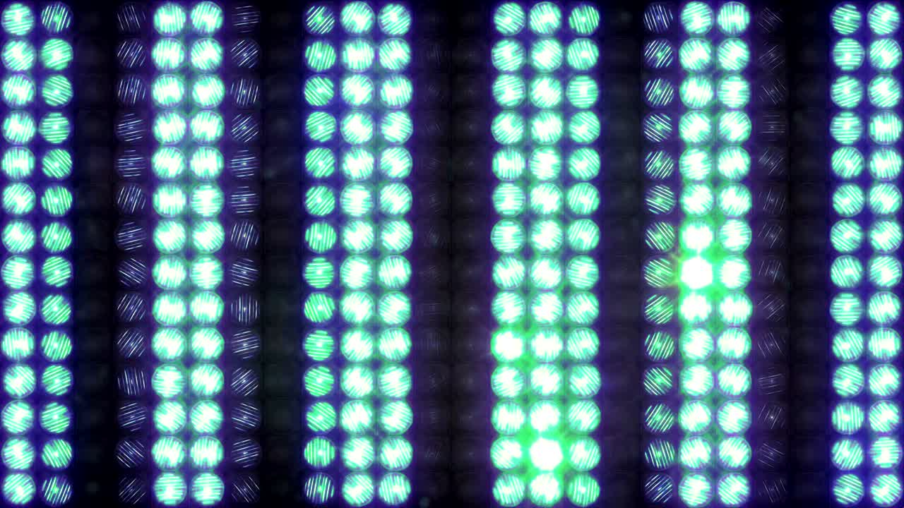 Wall of light with running horizontal stripes, loop