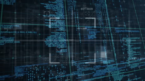 animation of marker and data processing