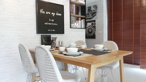 trendy dining area decoration idea