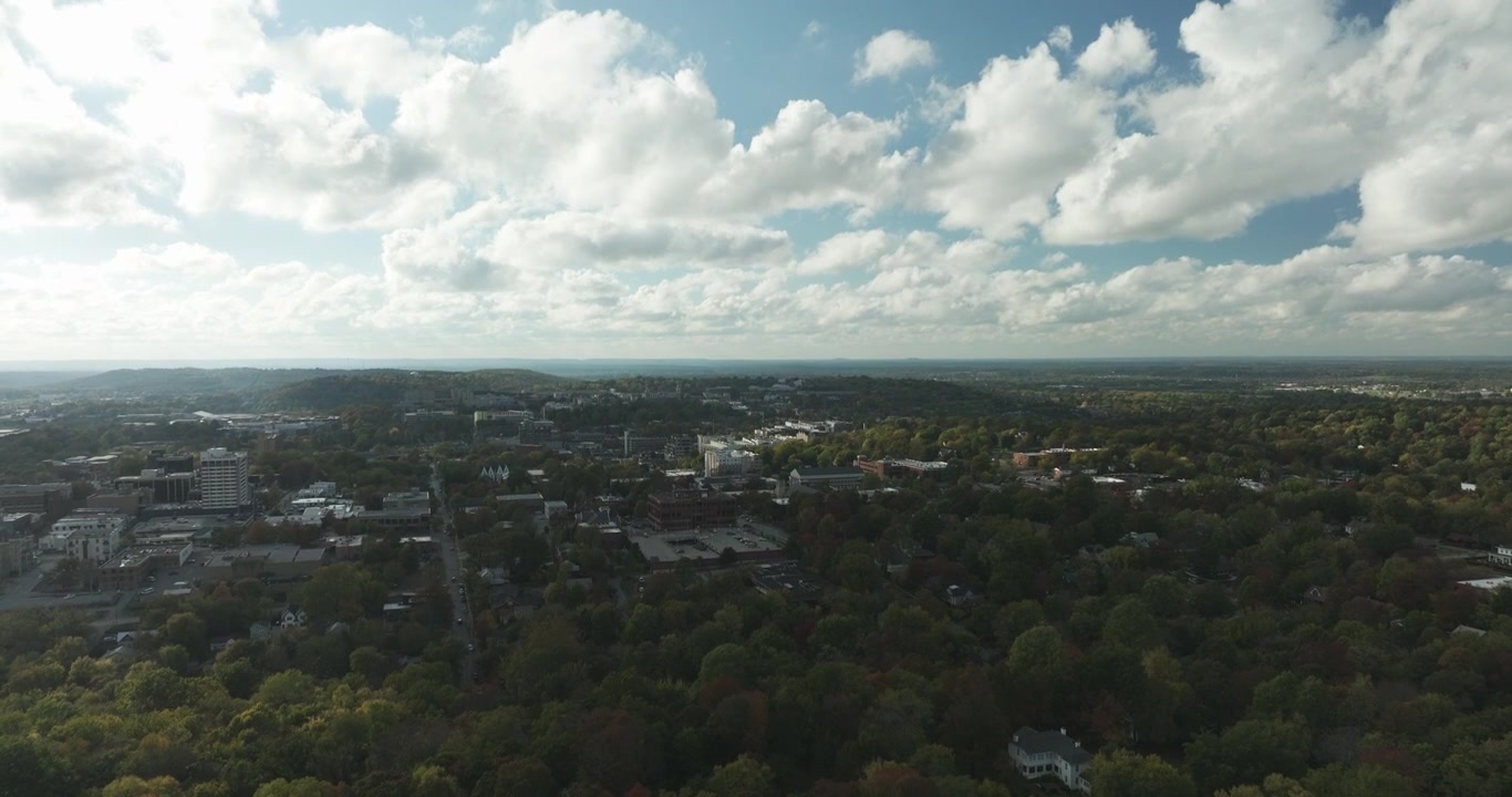 Revealed Fayetteville Downtown Near Mount Sequoyah Woods In Arkansas, United States