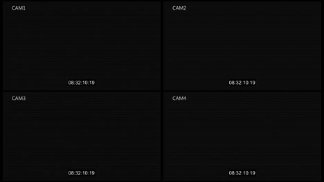 cctv four cam with timecode