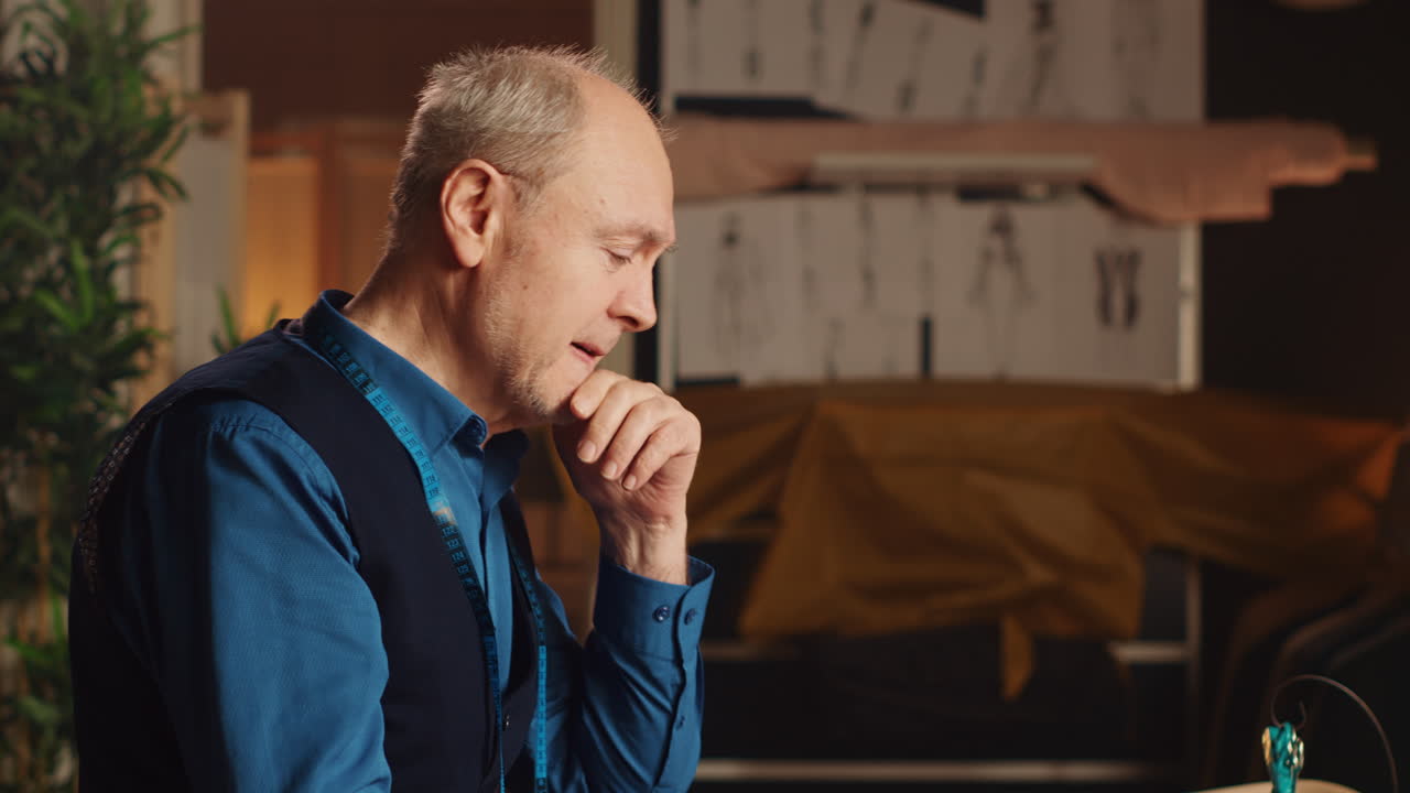 세일러가 워크 ⁇ 에서 스트레스를 받고 있습니다.