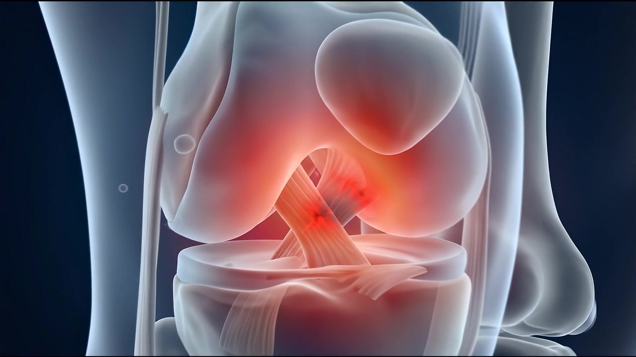 3D Medical Animation of Human Knee Joint Anatomy and Ligament Injury