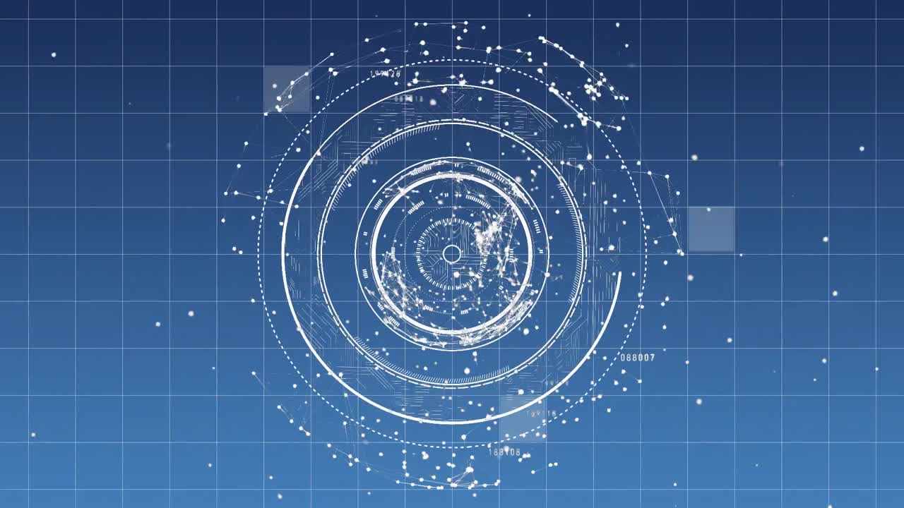 globo con pequeñas partículas flotando a su alrededor