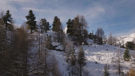 Luftaufnahme-In-Der-Schweiz-In-Der-Stadt-Zermatt-Mit-Dem-Matterhorn