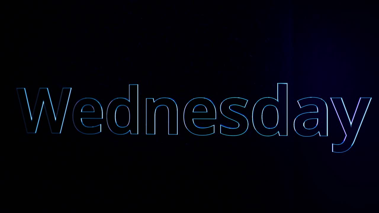 visualización de texto del miércoles