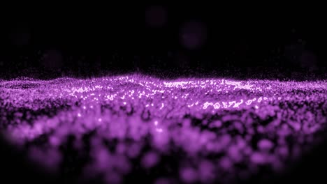 pequeñas partículas de oro de 4k movimiento vertical - animación de fondo - en bucle