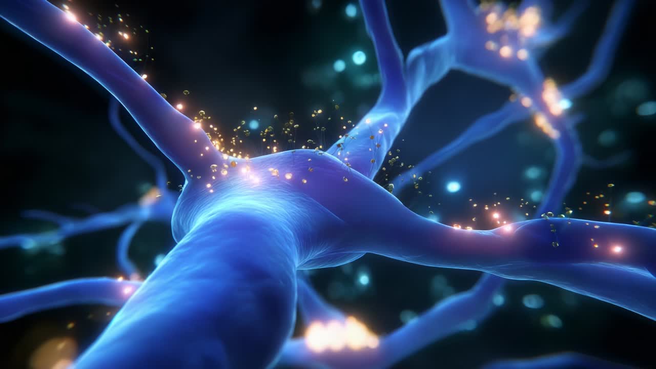 A Deep Exploration of Neurons: Observing Their Complex Structure, Connections, and Functions in a Fascinating Close-Up View, Illuminating the Intricate Processes Within the Nervous System