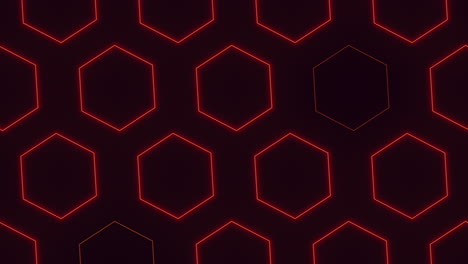 hexagonal pattern of red lines