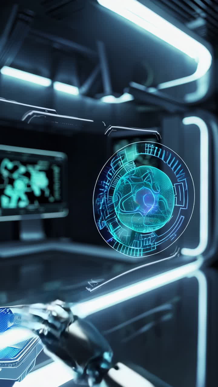 Robot Interacting with Holographic Interface