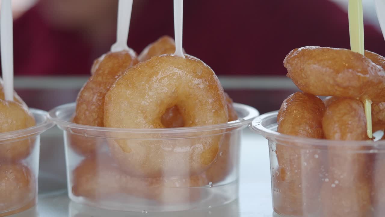 Turkish Delight Doughnuts in Cups