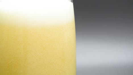 detail of a pint of beer