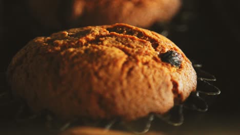 Sweet-cupcake-in-oven-ready-for-eat.-Process-of-baking-muffins