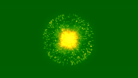 abstractos fuegos artificiales realistas muestran explosiones en el cielo nocturno.