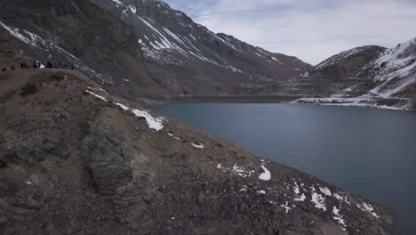 Embalse-El-Yeso,-Cajon-Del-Maipo,-Chile