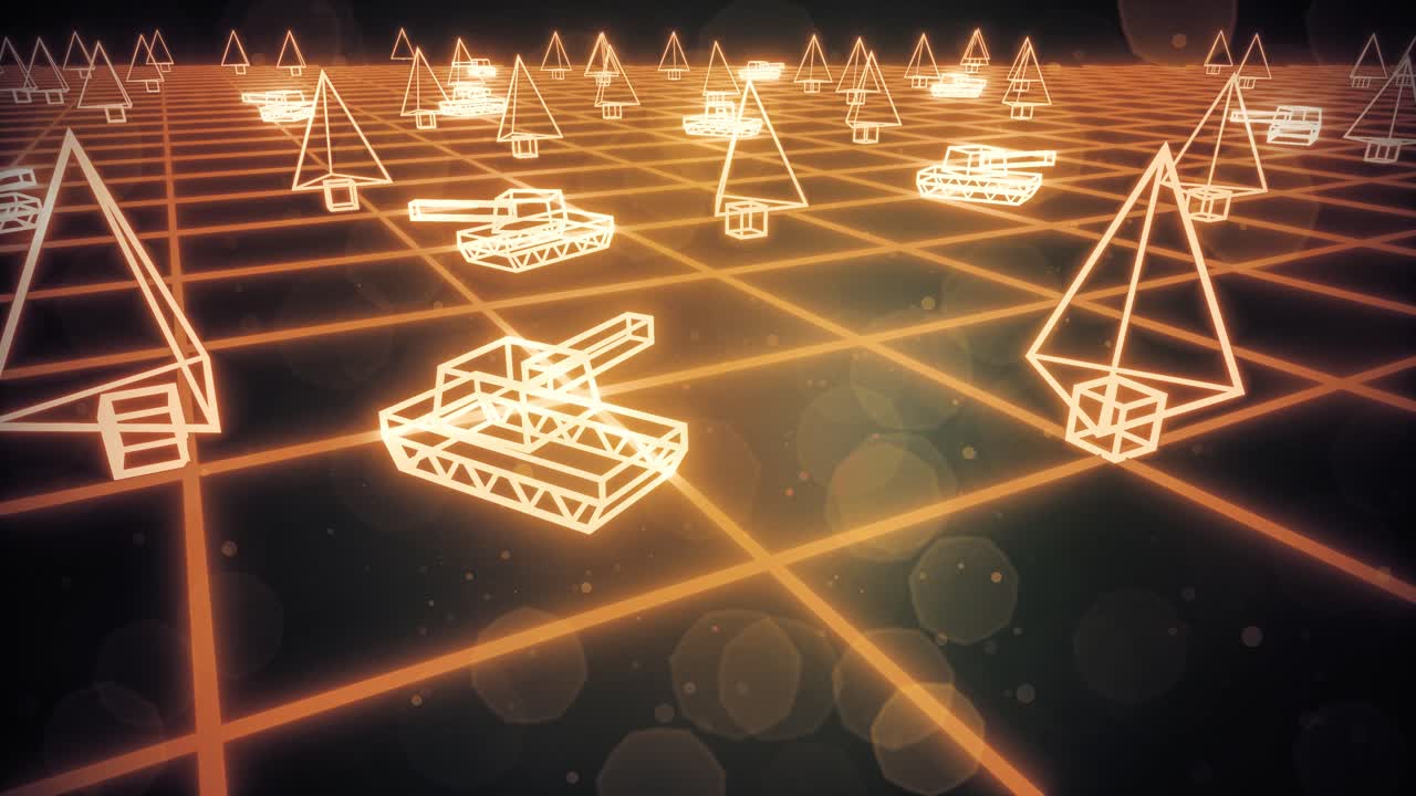 80년대 레트로 게임, 크, vhs 테이프, 비디오, 전쟁, 배터, 아케이드, 트론, 와이어프레임, 4k