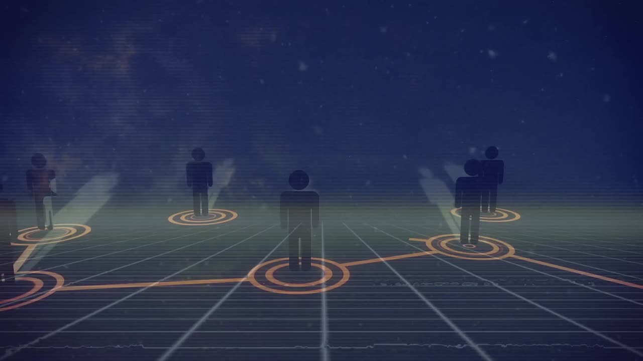 디지털 사람 위의  ⁇  반점의 애니메이션