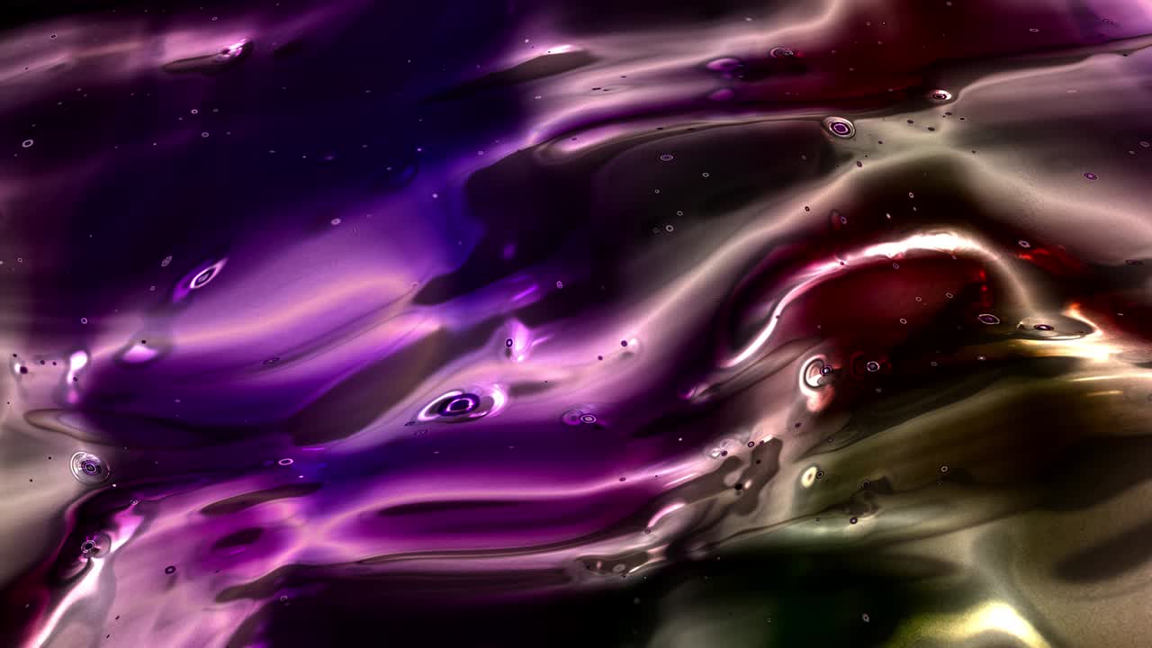 animación abstractamente colorida fondo líquido multicolor hermosa película de pintura digital, película de fondo abstracta