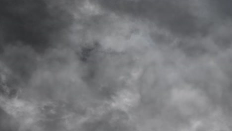 Lightning Storm Clouds in dark sky background