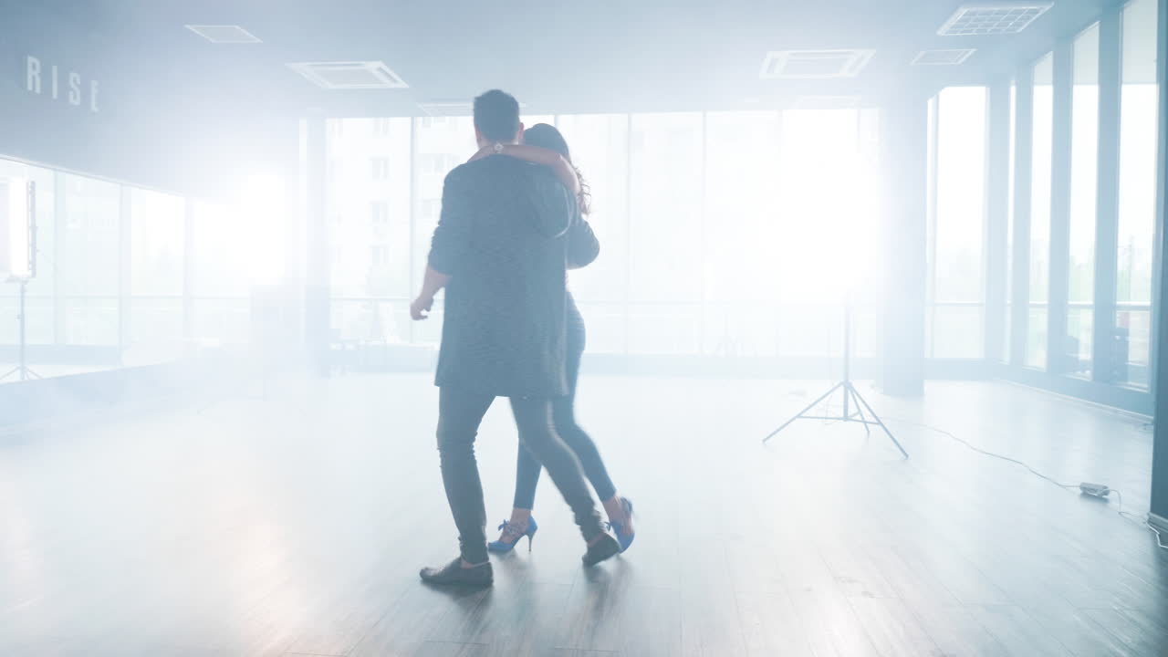 Couple Dancing in Studio