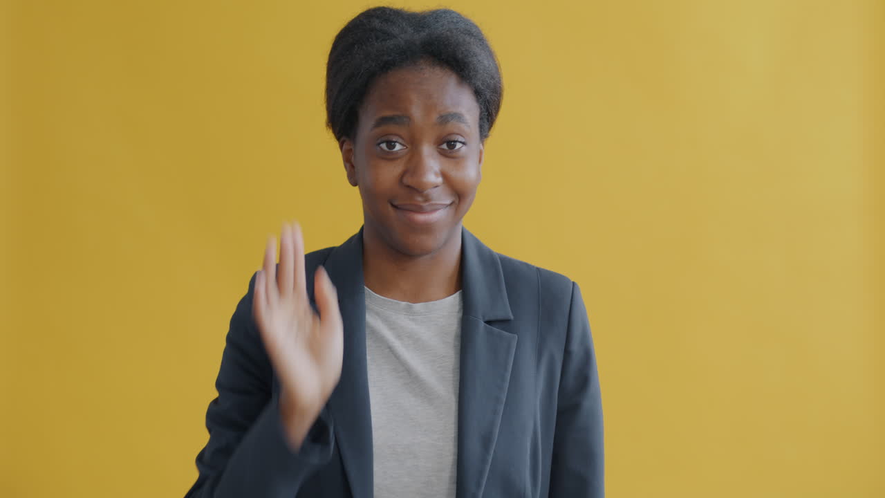 Woman with various expressions