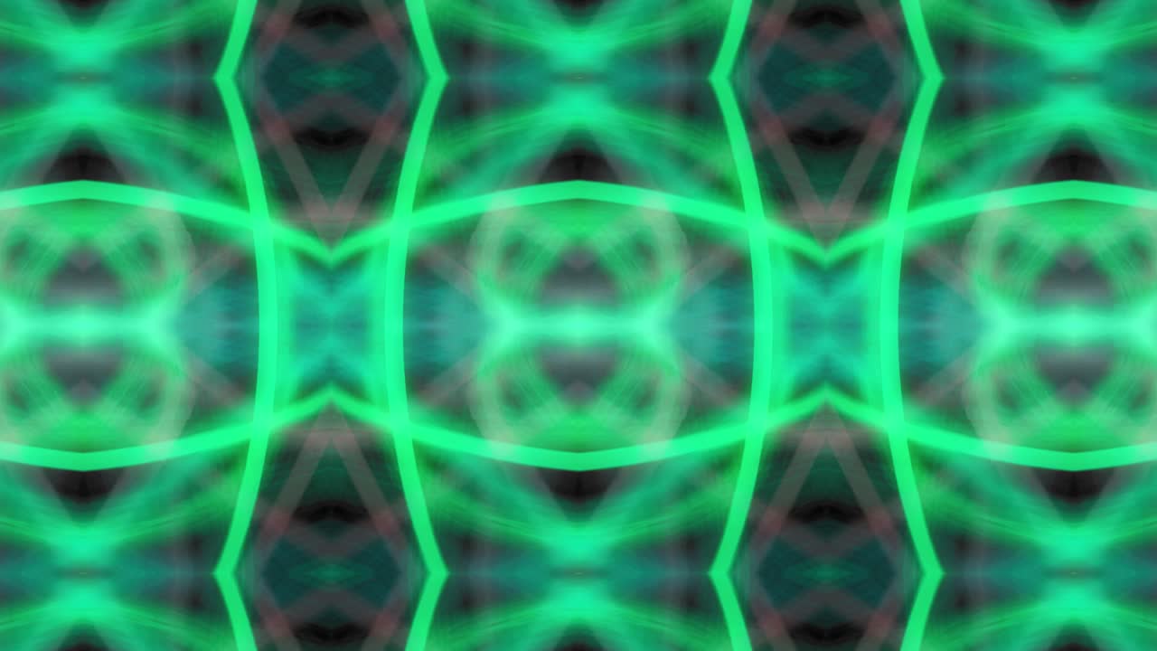 kaleidoscopio en movimiento. gráficos en movimiento de 4k