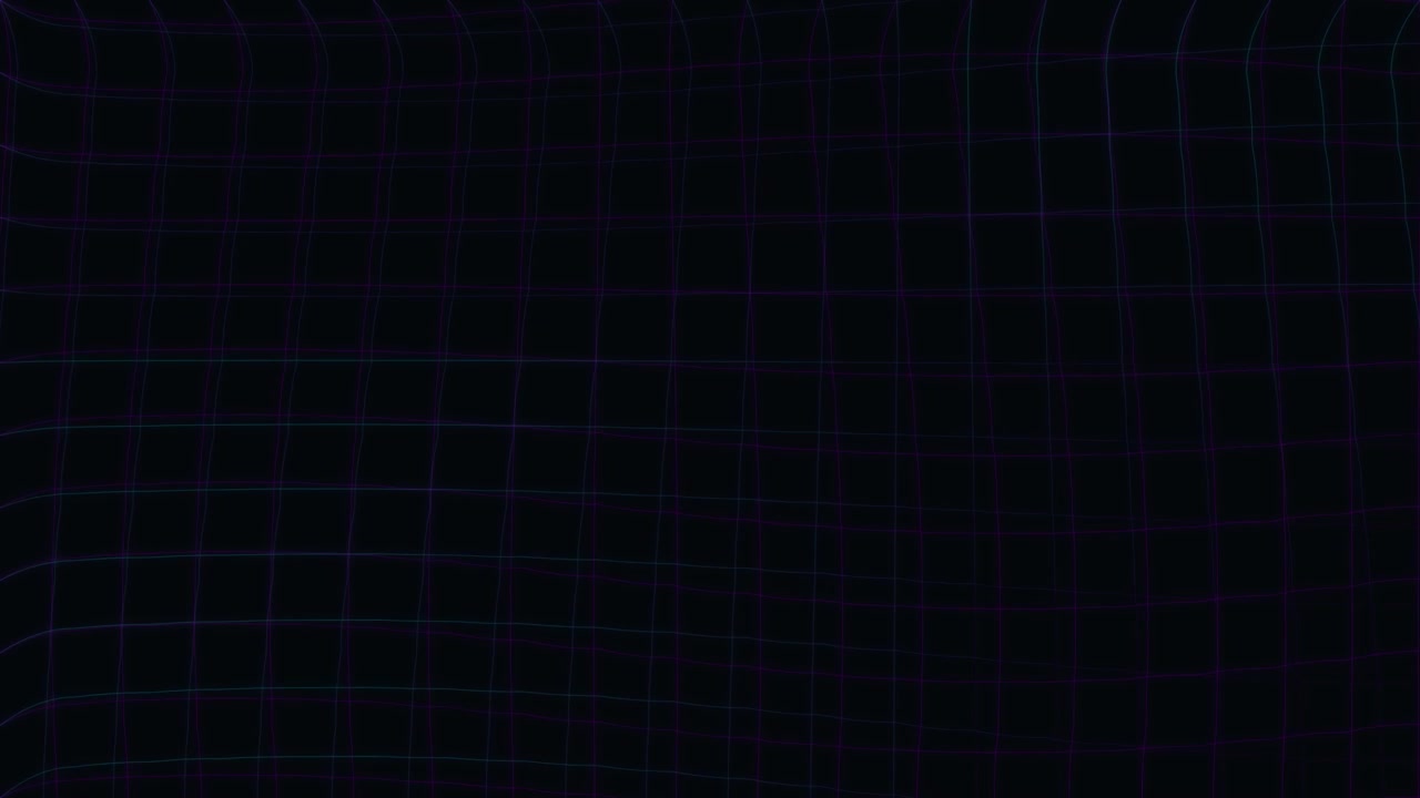 Abstract Digital Grid Background with Wavy Motion
