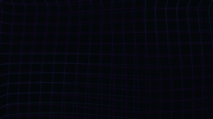 Abstract Digital Grid Background with Wavy Motion