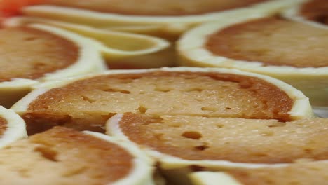 close-up of sweet rolls