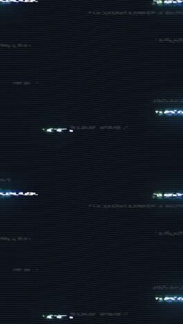 motion graphic of realistic vhs text effect