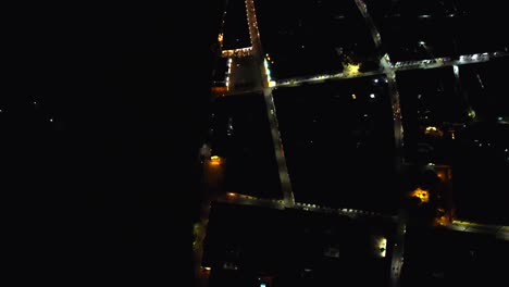 the malecón of mompox – nighttime elegance from above