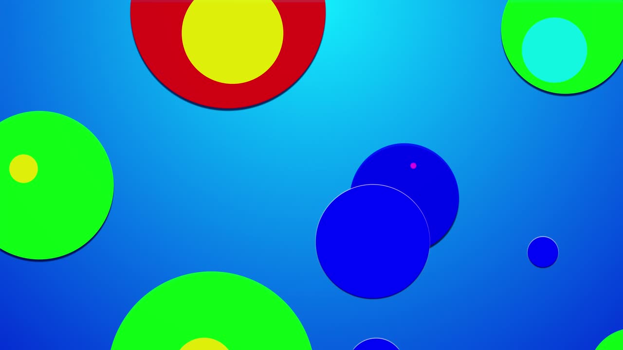 simple abstracto 4k estilo plano en bucle de fondo con círculos que cambian su tamaño, se superponen entre sí. diseño limpio simple minimalista. luma mate como canal alfa 6