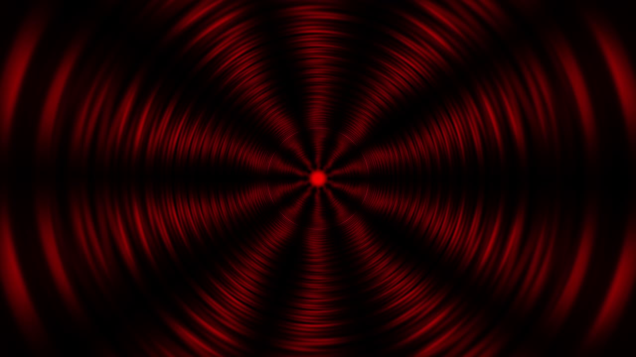 4K Abstract seamless looping dark red dynamic warping star rotating futuristic cyberspace technology background. Endless loop phychedelic fantasy VJ motion background.