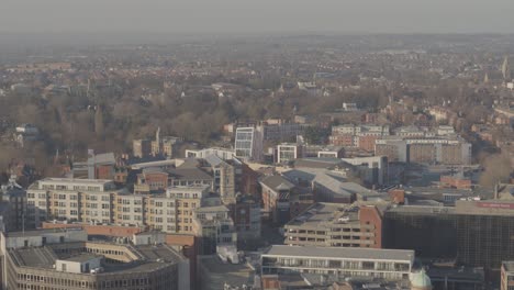 Panoramablick-Auf-Die-Stadt-Nottingham-Nottinghamshire-Vereinigtes-Königreich