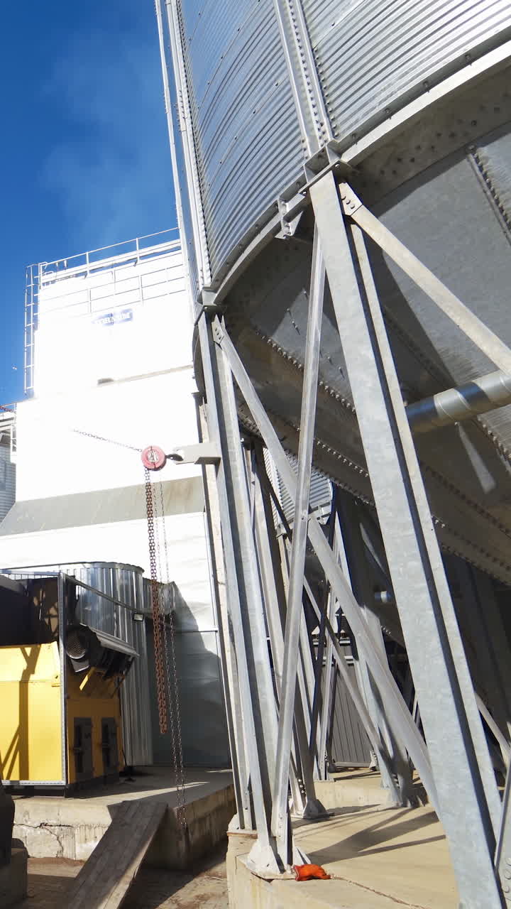 Agro elevator grain storage processing