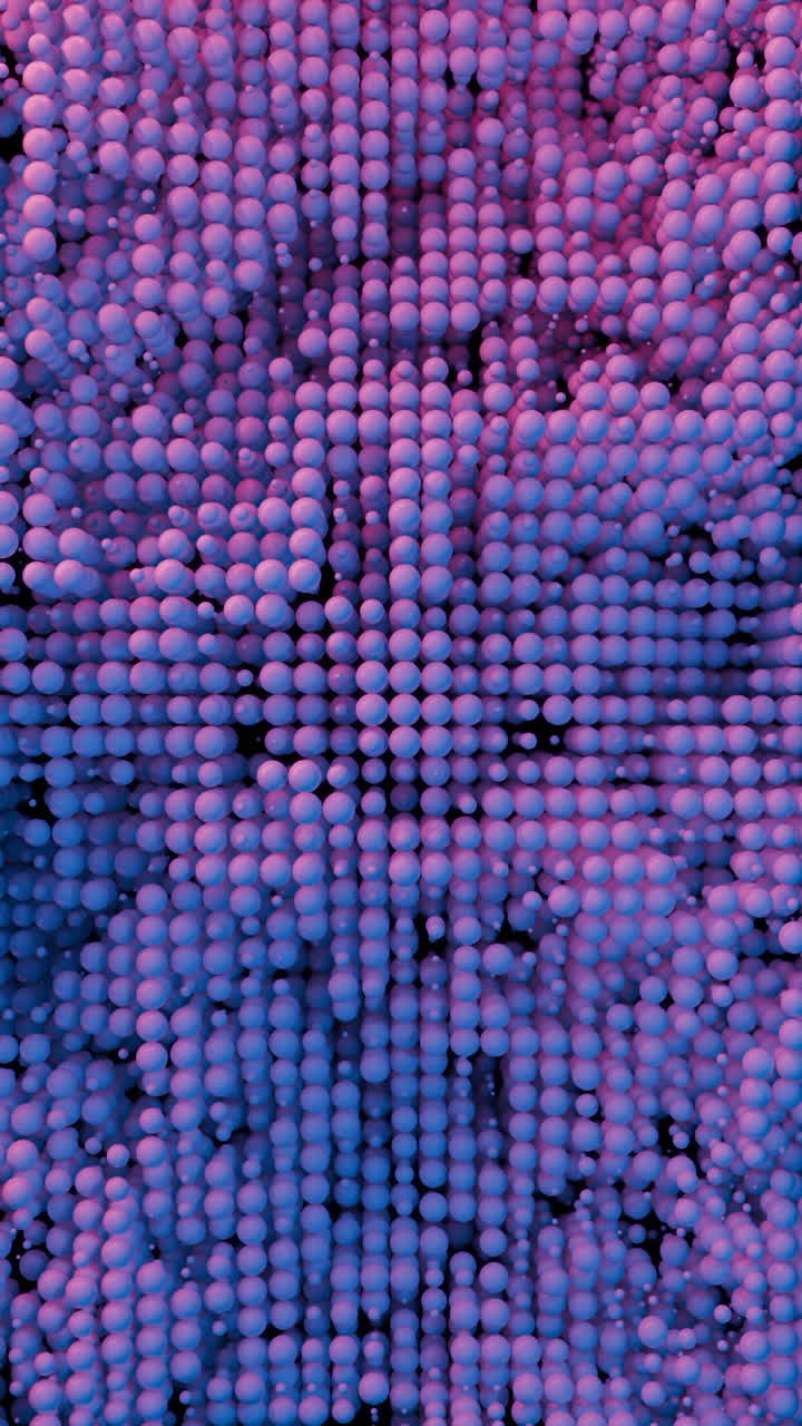 patrón de esferas 3d abstractas