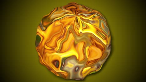 liquid colorful distorted sphere. abstract sphere on gradient background.