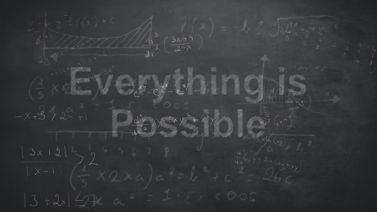 모든 것의 애니메이션은 수학적 방정식에 대한 텍스트가 가능합니다.