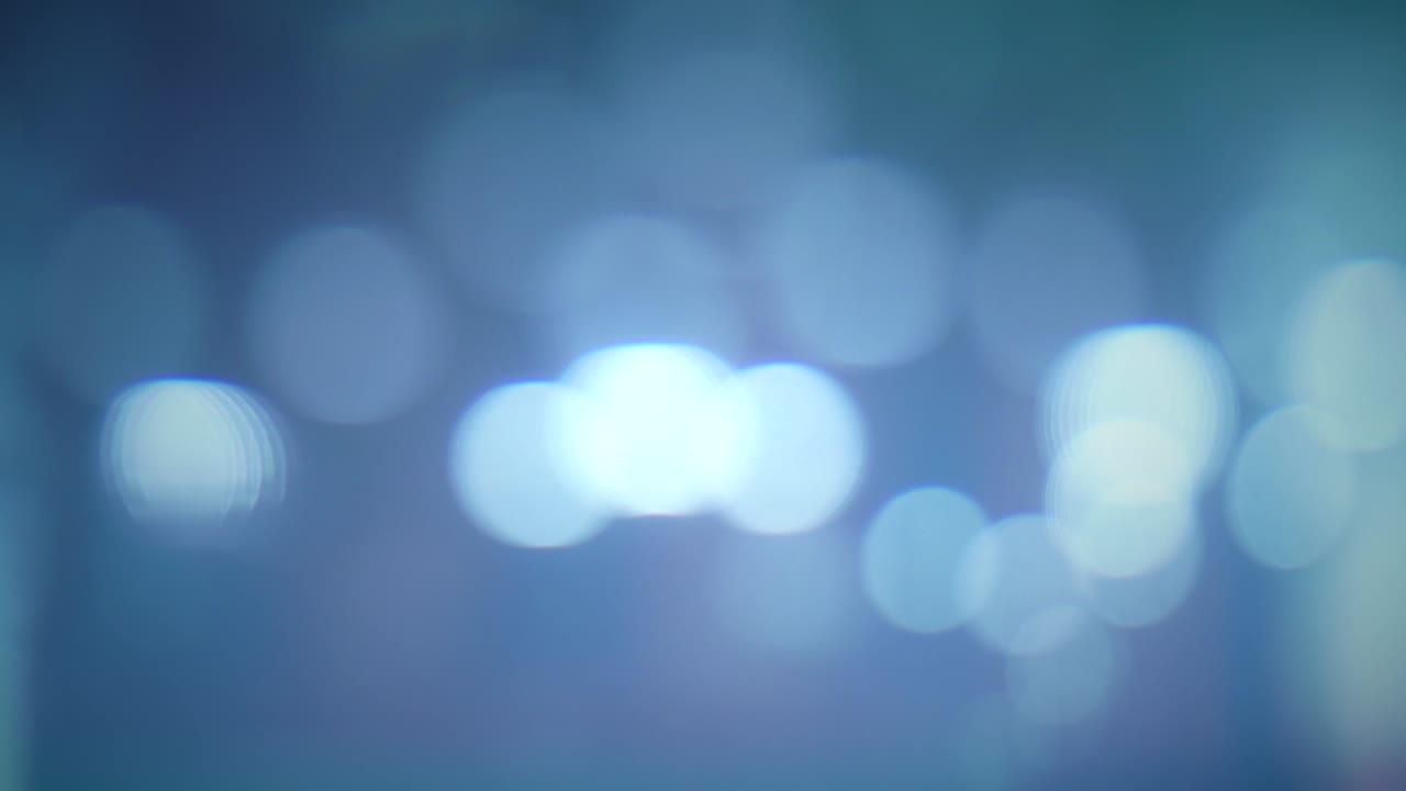 imágenes de video bokeh en color azul