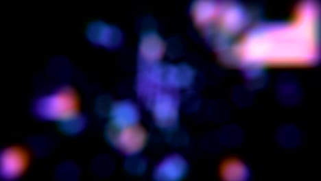 en el bokeh de la luz fría