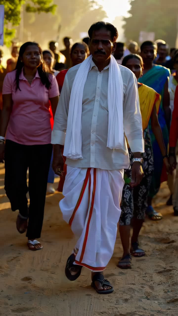 Protest March in India