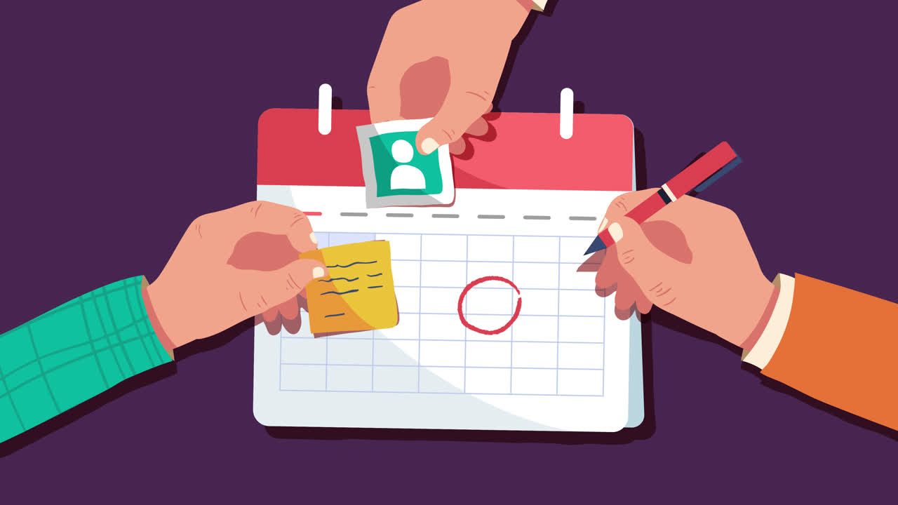 달력에 대한 팀 협업