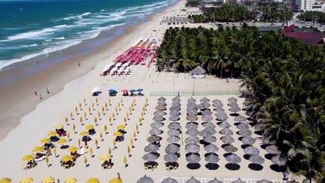 paisaje de playa tropical de fortaleza en el estado de ceara brasil