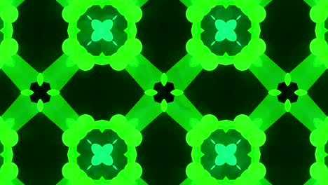 kaleidoscopio en movimiento. gráficos en movimiento de 4k