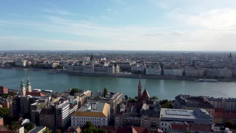 majestic budapest parliament: a panoramic view from buda