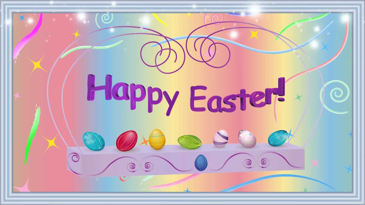 축하하는 부활절