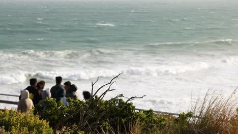 people observing the ocean at great ocean road