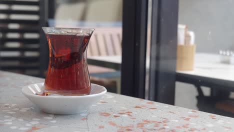 turkish tea on a table